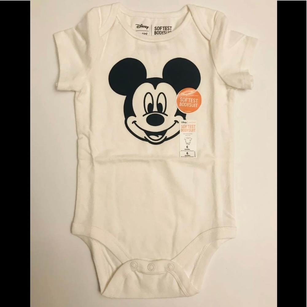 Disney Mickey Mouse One Piece Body Suit Size 6 Mo